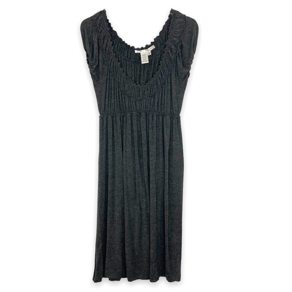 Max Studio | Grecian Gray Jersey Knit Dress Size Small